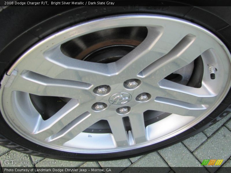 Bright Silver Metallic / Dark Slate Gray 2008 Dodge Charger R/T