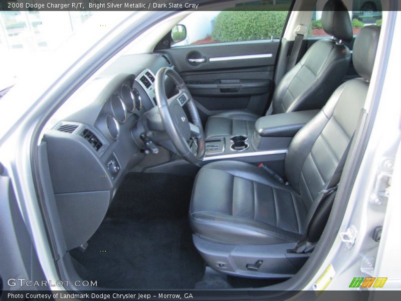 Bright Silver Metallic / Dark Slate Gray 2008 Dodge Charger R/T