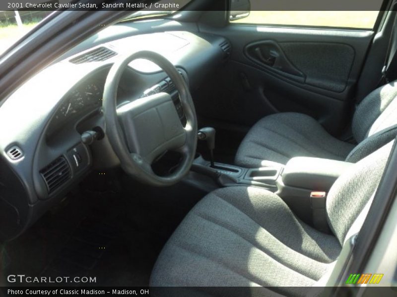 Sandrift Metallic / Graphite 2001 Chevrolet Cavalier Sedan
