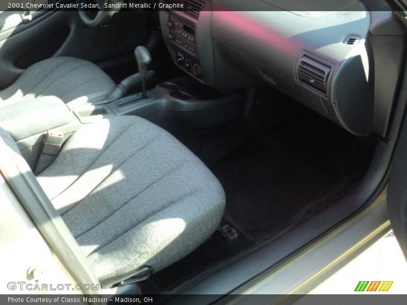 Sandrift Metallic / Graphite 2001 Chevrolet Cavalier Sedan