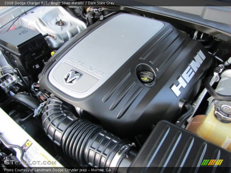 Bright Silver Metallic / Dark Slate Gray 2008 Dodge Charger R/T