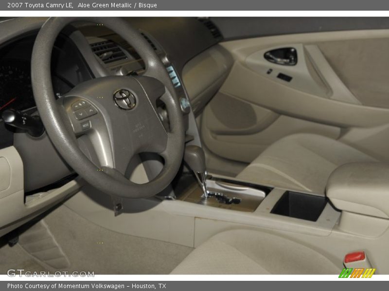 Aloe Green Metallic / Bisque 2007 Toyota Camry LE
