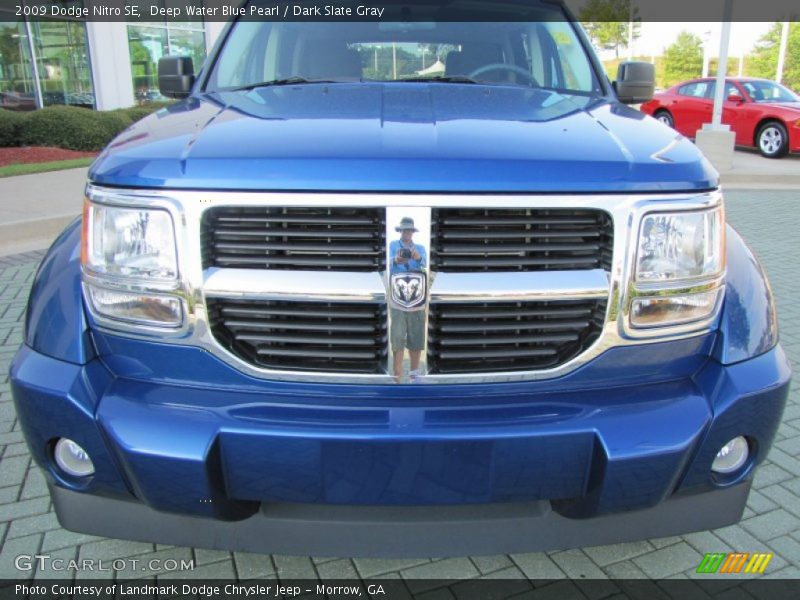 Deep Water Blue Pearl / Dark Slate Gray 2009 Dodge Nitro SE