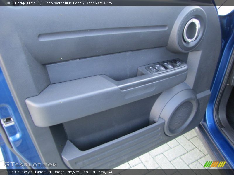 Deep Water Blue Pearl / Dark Slate Gray 2009 Dodge Nitro SE