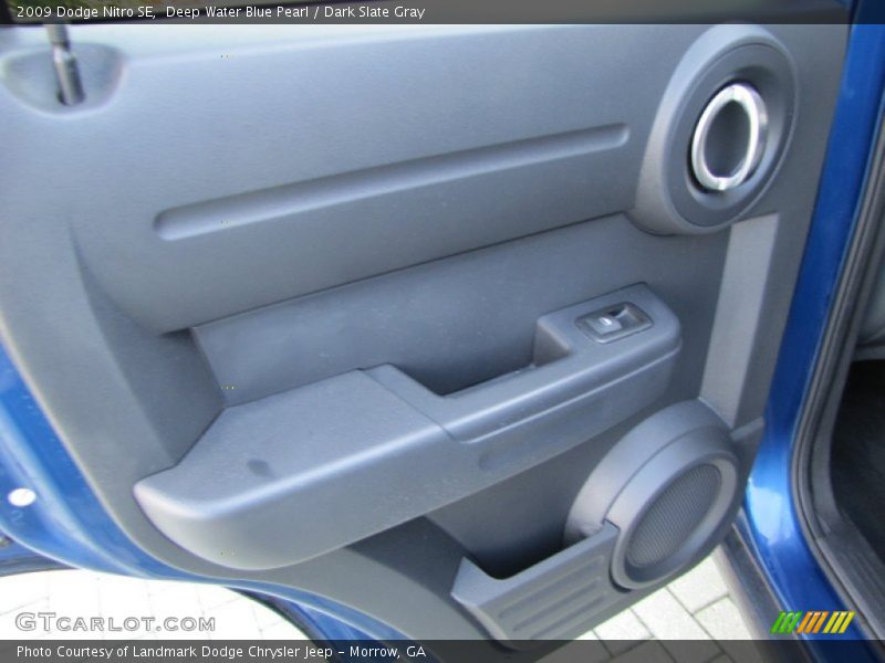 Deep Water Blue Pearl / Dark Slate Gray 2009 Dodge Nitro SE