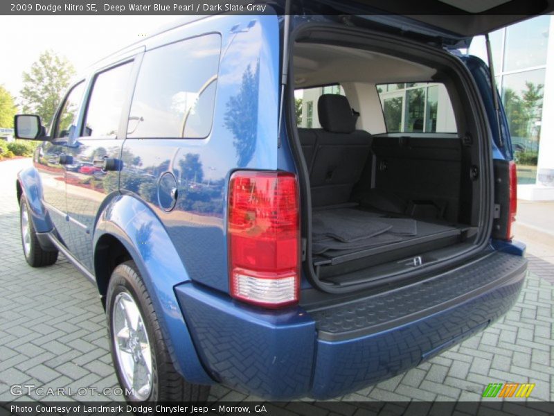 Deep Water Blue Pearl / Dark Slate Gray 2009 Dodge Nitro SE