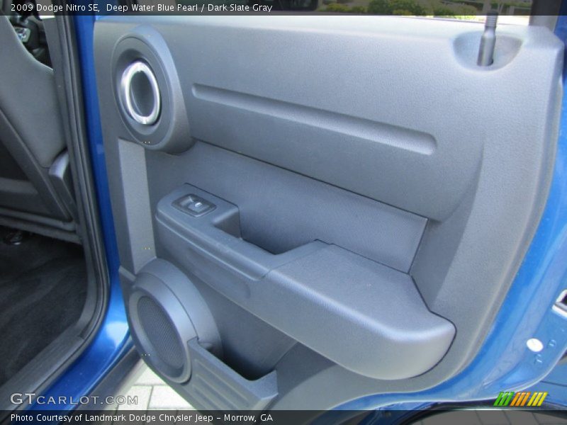 Deep Water Blue Pearl / Dark Slate Gray 2009 Dodge Nitro SE