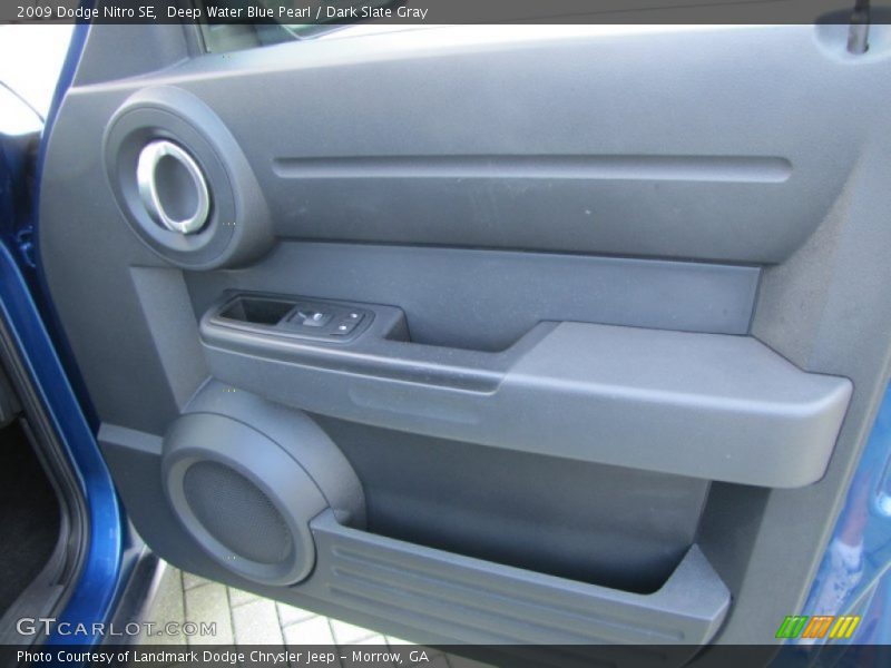 Deep Water Blue Pearl / Dark Slate Gray 2009 Dodge Nitro SE