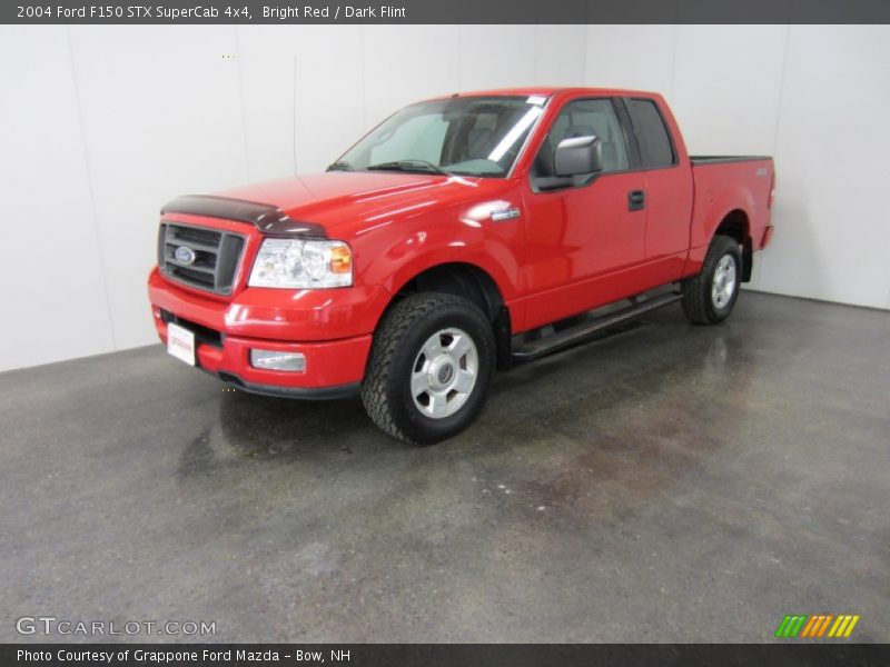 Bright Red / Dark Flint 2004 Ford F150 STX SuperCab 4x4