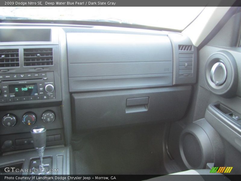 Deep Water Blue Pearl / Dark Slate Gray 2009 Dodge Nitro SE