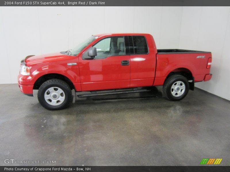 Bright Red / Dark Flint 2004 Ford F150 STX SuperCab 4x4