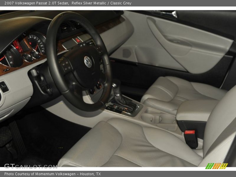 Reflex Silver Metallic / Classic Grey 2007 Volkswagen Passat 2.0T Sedan