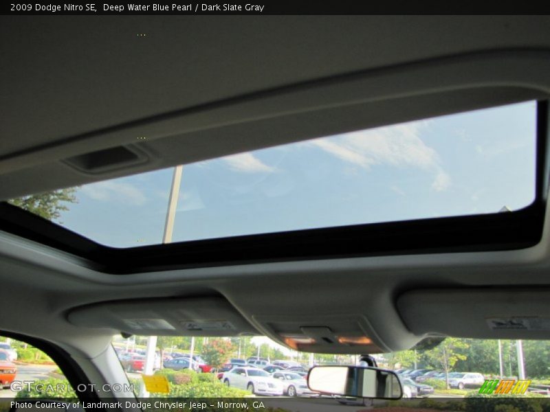 Deep Water Blue Pearl / Dark Slate Gray 2009 Dodge Nitro SE