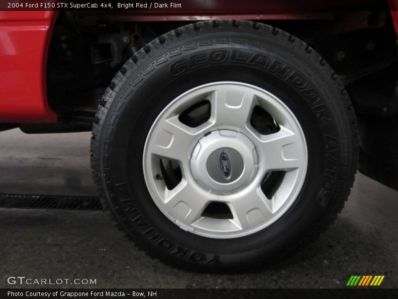 Bright Red / Dark Flint 2004 Ford F150 STX SuperCab 4x4