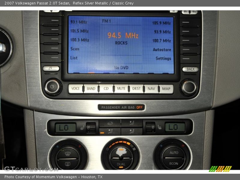 Reflex Silver Metallic / Classic Grey 2007 Volkswagen Passat 2.0T Sedan