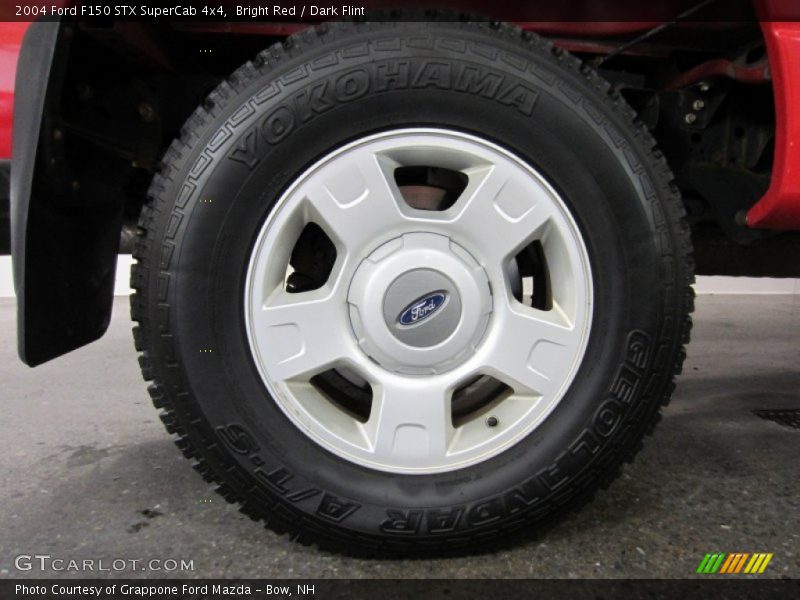 Bright Red / Dark Flint 2004 Ford F150 STX SuperCab 4x4