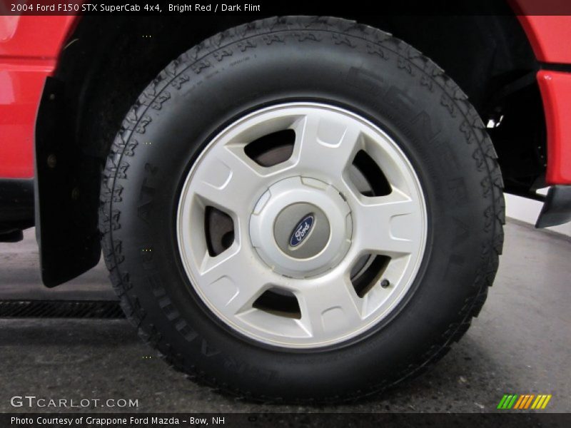 Bright Red / Dark Flint 2004 Ford F150 STX SuperCab 4x4