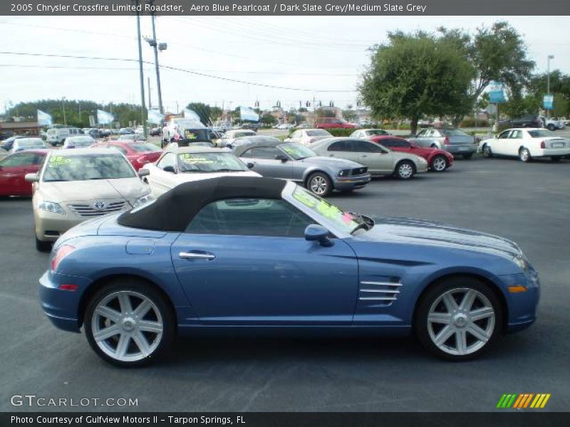 Aero Blue Pearlcoat / Dark Slate Grey/Medium Slate Grey 2005 Chrysler Crossfire Limited Roadster