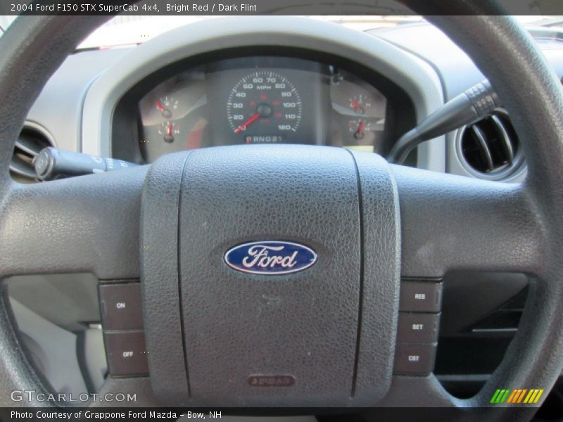 Bright Red / Dark Flint 2004 Ford F150 STX SuperCab 4x4