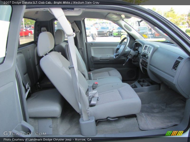  2007 Dakota SLT Club Cab Medium Slate Gray Interior