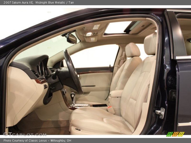 Midnight Blue Metallic / Tan 2007 Saturn Aura XE