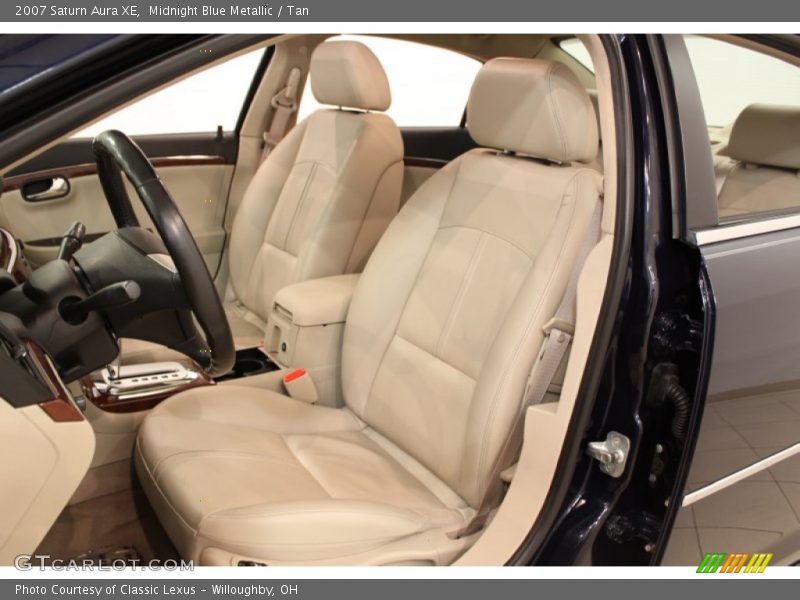 Midnight Blue Metallic / Tan 2007 Saturn Aura XE