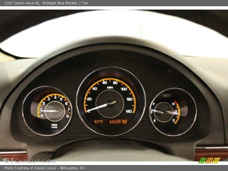 Midnight Blue Metallic / Tan 2007 Saturn Aura XE