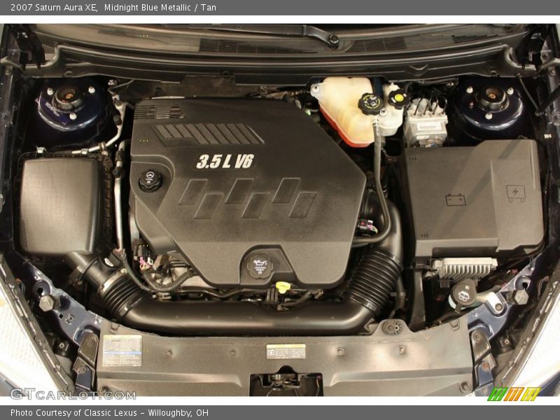 Midnight Blue Metallic / Tan 2007 Saturn Aura XE