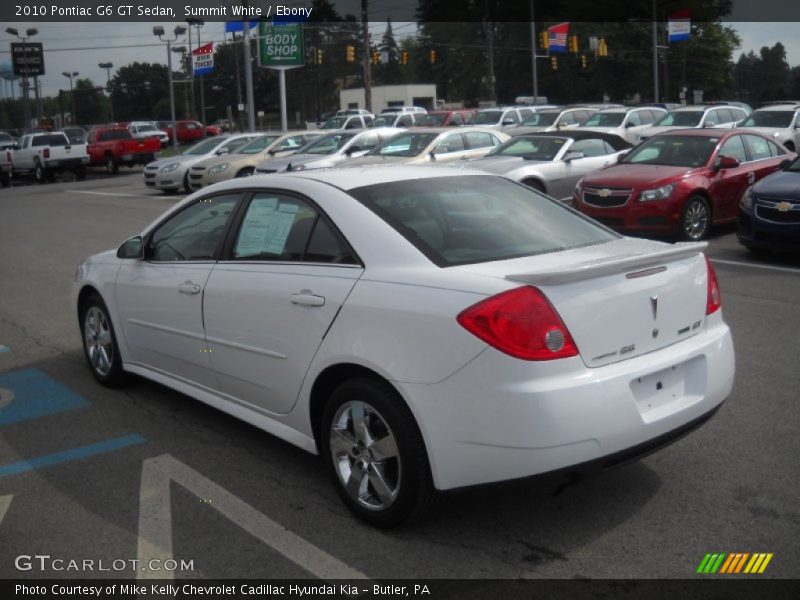 Summit White / Ebony 2010 Pontiac G6 GT Sedan