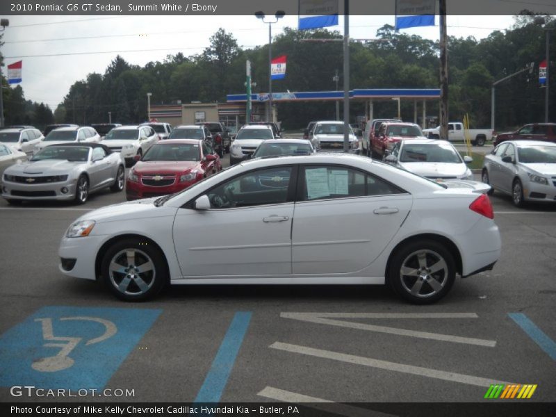 Summit White / Ebony 2010 Pontiac G6 GT Sedan