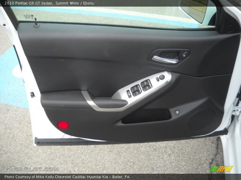 Summit White / Ebony 2010 Pontiac G6 GT Sedan
