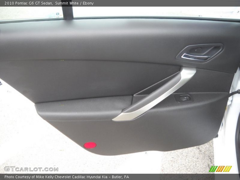 Summit White / Ebony 2010 Pontiac G6 GT Sedan