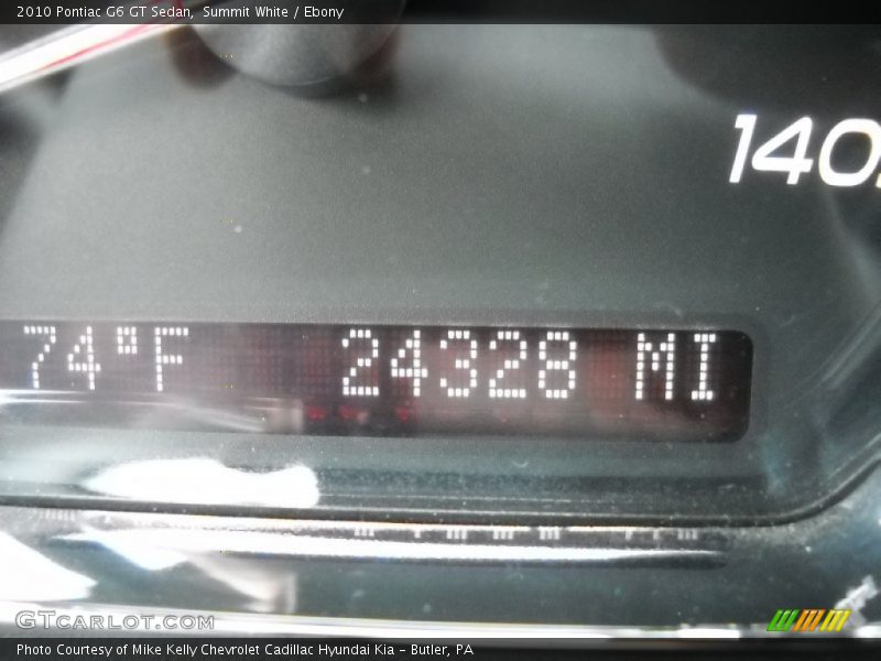 Summit White / Ebony 2010 Pontiac G6 GT Sedan
