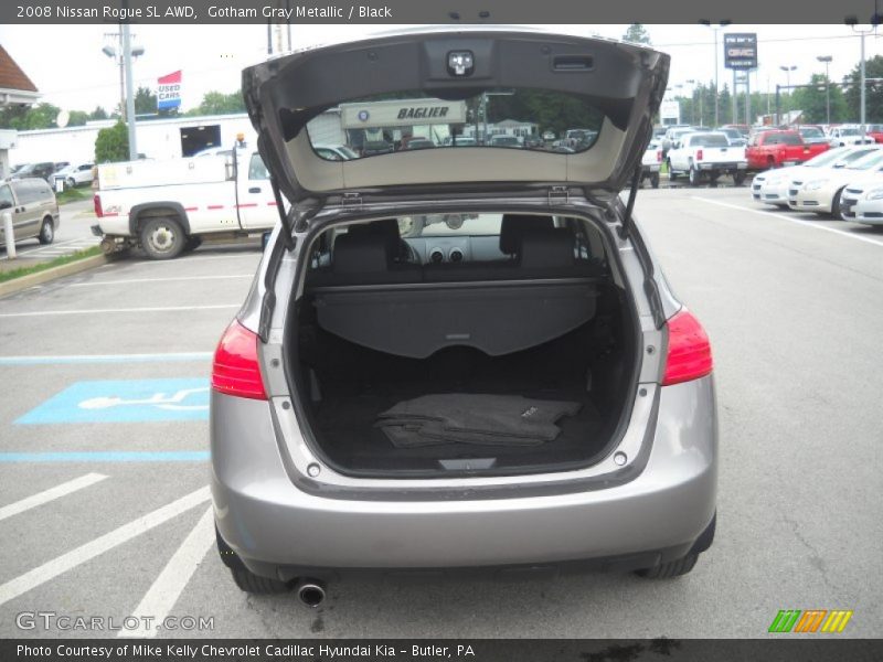 Gotham Gray Metallic / Black 2008 Nissan Rogue SL AWD