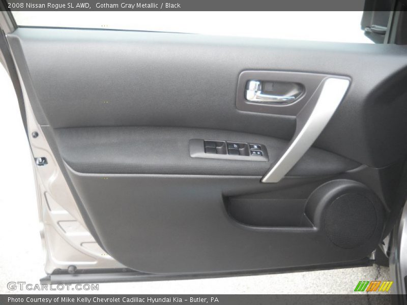 Gotham Gray Metallic / Black 2008 Nissan Rogue SL AWD