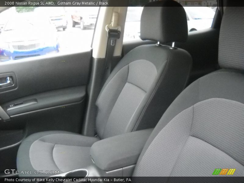 Gotham Gray Metallic / Black 2008 Nissan Rogue SL AWD