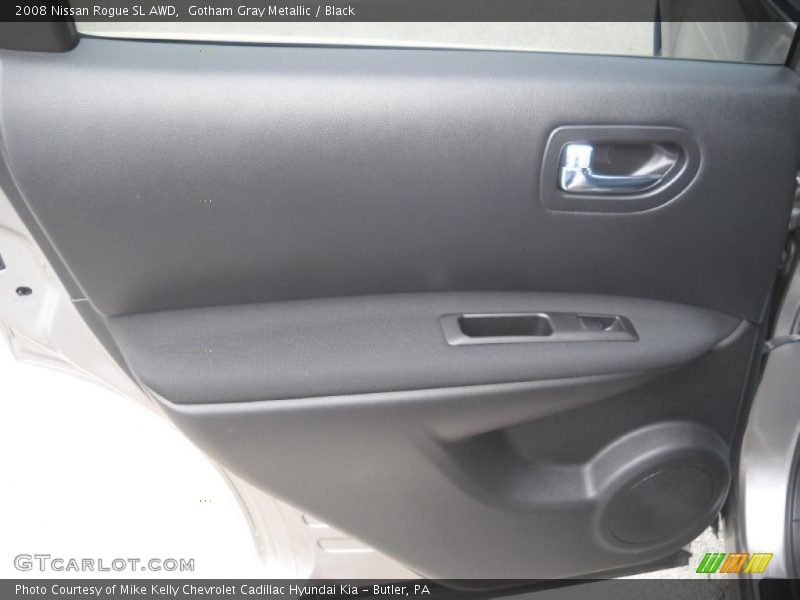Gotham Gray Metallic / Black 2008 Nissan Rogue SL AWD