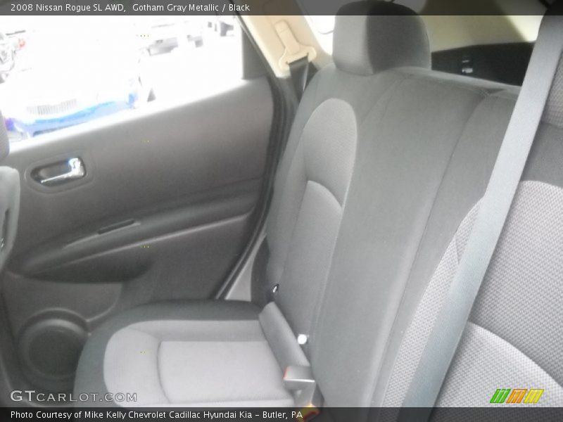 Gotham Gray Metallic / Black 2008 Nissan Rogue SL AWD