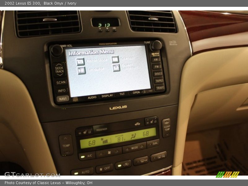 Black Onyx / Ivory 2002 Lexus ES 300