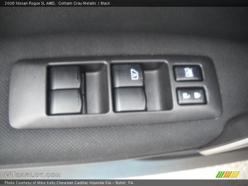 Gotham Gray Metallic / Black 2008 Nissan Rogue SL AWD
