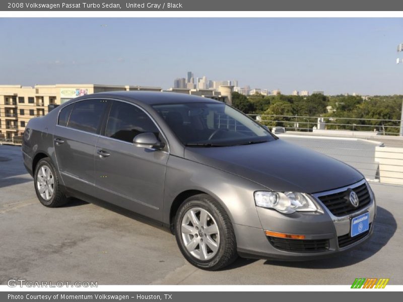 United Gray / Black 2008 Volkswagen Passat Turbo Sedan