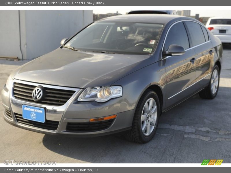 United Gray / Black 2008 Volkswagen Passat Turbo Sedan