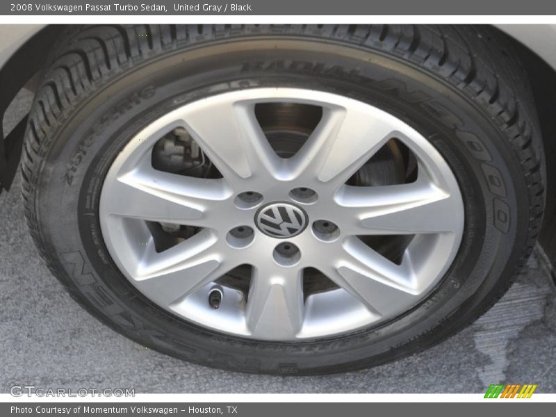 United Gray / Black 2008 Volkswagen Passat Turbo Sedan