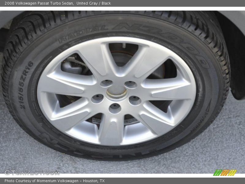 United Gray / Black 2008 Volkswagen Passat Turbo Sedan