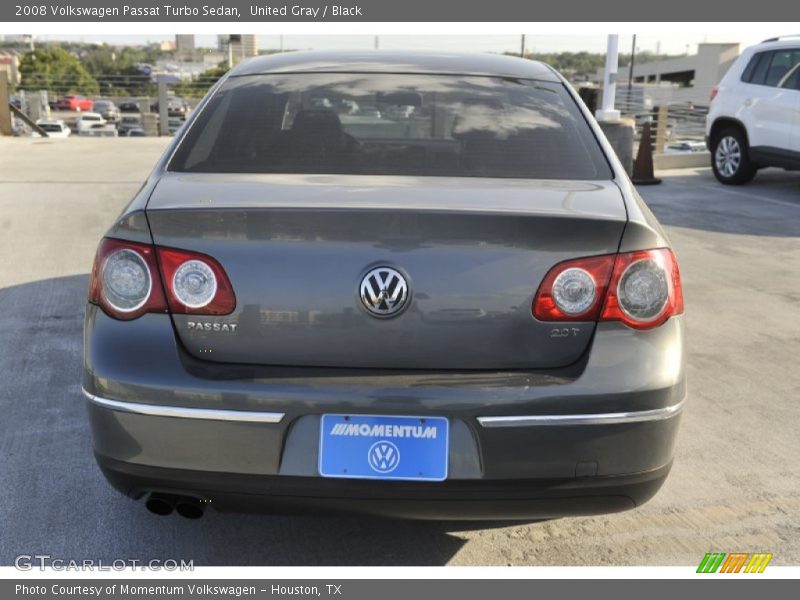 United Gray / Black 2008 Volkswagen Passat Turbo Sedan