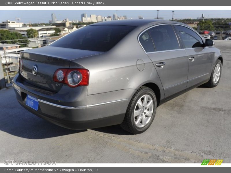 United Gray / Black 2008 Volkswagen Passat Turbo Sedan