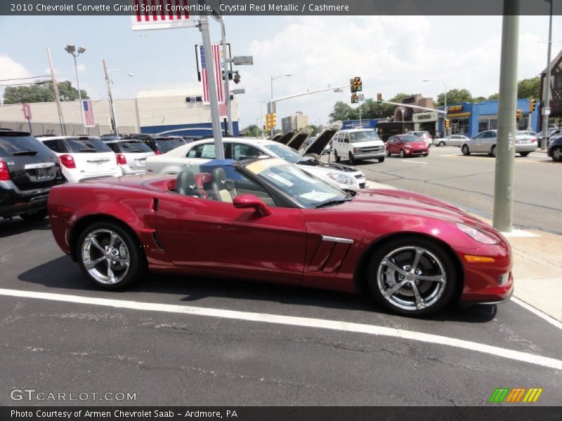 Crystal Red Metallic / Cashmere 2010 Chevrolet Corvette Grand Sport Convertible