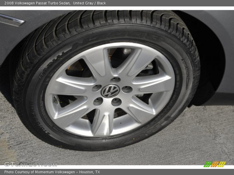 United Gray / Black 2008 Volkswagen Passat Turbo Sedan