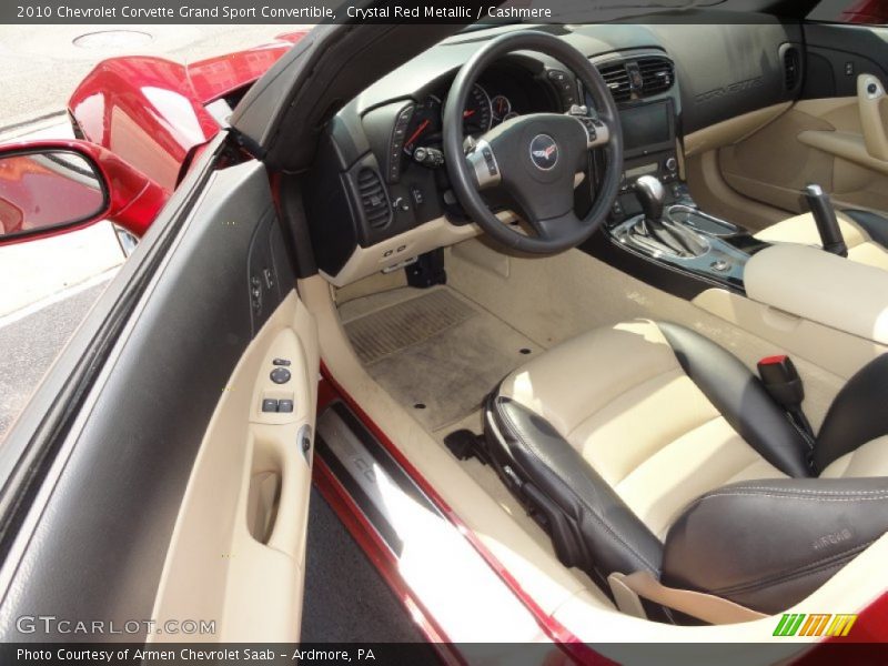  2010 Corvette Grand Sport Convertible Cashmere Interior