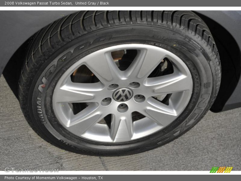 United Gray / Black 2008 Volkswagen Passat Turbo Sedan